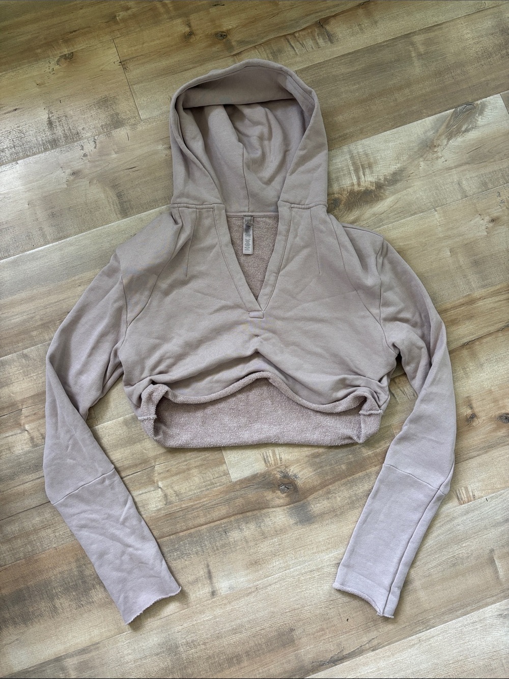 SKIMS Boyfriend Fleece Cropped Hoodie